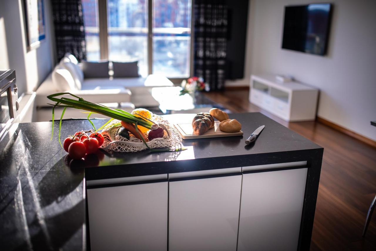 Appartamento Apartament Amber Centrum Z Basenem Danzica Esterno foto